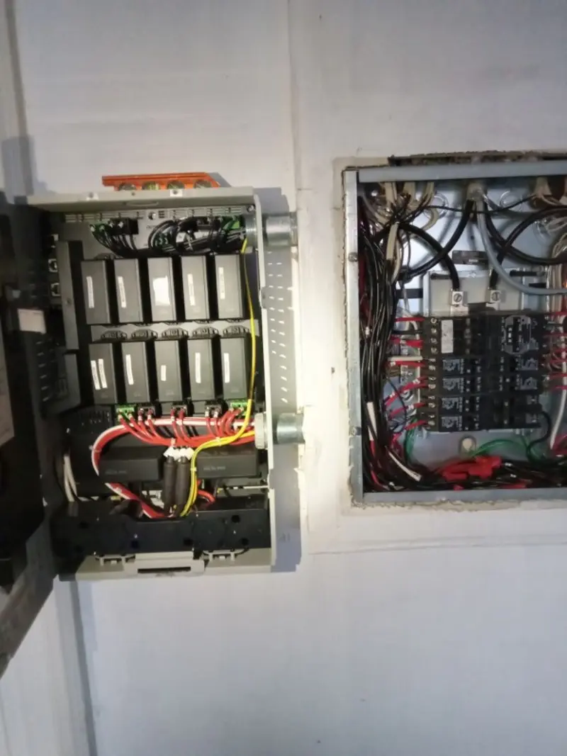 Electrical panel upgrade completed for Indoor Lighting Installation in Hampden
